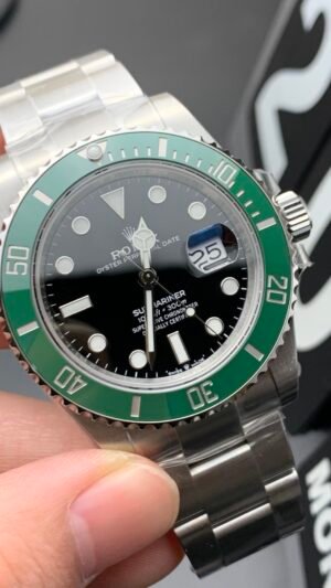 Rolex Submariner: Iconic Dive Watch with Green Ceramic Bezel and Oystersteel
